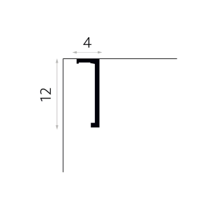 Listwa karniszowa QL035T - Mardom Decor 2 metry - 200 x 12 x 4 cm